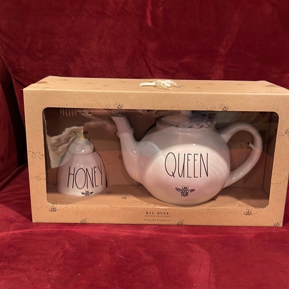 Rae Dunn Kitchen Rae Dunn Tea Kettle And Honey Set Poshmark